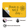 Rectangle PVC Plastic Waterproof Card Stickers DIY-WH0432-230-3