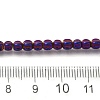 Electroplated Synthetic Non-magnetic Hematite Beads Strands G-C154-A01-01F-4