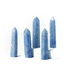 Tower Dyed & Heated Natural Blue Aventurine Home Display Decoration PW-WG20981-08-1