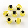Round Evil Eye Resin Beads RESI-R159-12mm-12-1