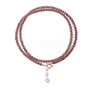 Natural Strawberry Quartz Beaded Necklaces NJEW-JN04878-1