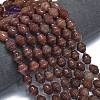 Natural Purple Aventurine Beads Strands G-K389-D14-01-2