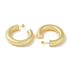 Rack Plating Texture Brass Stud Earrings EJEW-P272-04B-G-2