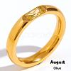 304 Stainless Steel Pave Cubic Zirconia Finger Rings FS-WG61B2A-24-1
