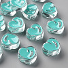 Transparent Enamel Acrylic Beads TACR-S155-004G-1