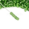 11/0 Grade A Transparent Glass Seed Beads X-SEED-Q007-F49-4