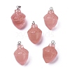 Watermelon Stone Glass Pendants G-G842-01E-1