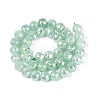 Anti-Tarnish Electroplate Glass Beads Strands GLAA-N064-10mm-12-3