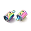 Ion Plating(IP) 304 Stainless Steel Folding Crimp Ends STAS-N0013-22MC-3