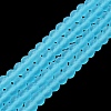 Transparent Glass Beads Strands EGLA-A044-T4mm-MD08-2