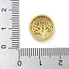 Rack Plating Brass Micro Pave Cubic Zirconia Beads KK-G513-80G-3