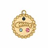 304 Stainless Steel Pendants STAS-OY003-52G-3