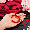Nylon Weave Bracelets Making AJEW-TA00023-4