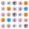 30Pcs Sport Theme Resin Rhinestone Beads RESI-TA0004-12-3