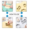 Tarnish Resistant 304 Stainless Steel Cookie Cutters DIY-E012-42-4