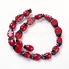 Handmade Lampwork Beads Strands X1-LAMP-TD001-3-3