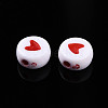 Opaque Acrylic Beads X-ACRP-T004-02A-2
