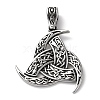 Ion Plating(IP) 304 Stainless Steel Pendants STAS-D067-14AS-1