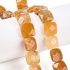 Natural Topaz Jade Beads Strands G-T138-154-1