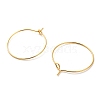 Brass Hoop Earrings Findings IFIN-R211-01G-2