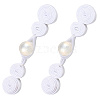 12Pcs Polyester Resin Cheongsam Buckle for Chinese Formal Dress DIY-CY0001-86B-6