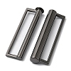 Alloy Belt Strap Buckles PALLOY-F301-01B-3