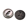 Cat Eye Style Natural Black Lip Shell Buttons SH-CBAA69B-01H-2