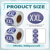 Coated Paper Self-adhesive Stickers AJEW-WH0816-175F-2