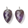 Natural Amethyst Pendants G-G012-13P-07-1