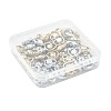 52Pcs 2 Colors UV Plating Acrylic Charms PACR-FS0001-11-7