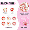 30Pcs Handmade Gold Sand Lampwork Beads LAMP-TA0002-37F-3