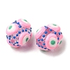 Glass Enamel Beads GLAA-C038-01I-3