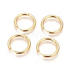 Ion Plating(IP) 304 Stainless Steel Hoop Earrings EJEW-P177-G-12-2