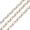 3.28 Feet Real 18K Gold Plated Brass Dapped Chains X-CHC-R126-09G-2