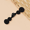 12Pcs Polyester Resin Cheongsam Buckle for Chinese Formal Dress DIY-CY0001-86A-3