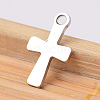 Tarnish Resistant 304 Stainless Steel Tiny Cross Charms STAS-G170-09P-2