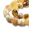 Natural Yellow Opal Beads Strands G-C179-F03-01-4