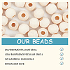 Unfinished Natural Wood European Beads WOOD-PH0009-04E-7