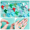   DIY Cross Beads Jewelry Making Finding Kit DIY-PH0021-24-4