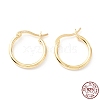 925 Sterling Silver Hoop Earrings STER-P047-13B-G-3