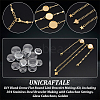 Unicraftale DIY Blank Dome Flat Round Link Bracelet Making Kit DIY-UN0003-85-5
