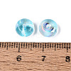 Baking Paint Electroplate Transparent Glass Beads EGLA-Q141-01B-A08-3