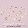 304 Stainless Steel Leverback Earring Settings STAS-PH0018-33G-4