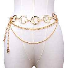 Alloy Moon 3-Layer Waist Chain Belts WG436AA-07