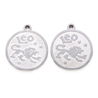 Non-Tarnish 201 Stainless Steel Pendants STAS-R106-07-1