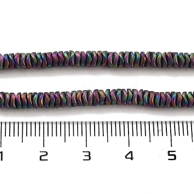 Electroplated Synthetic Non-magnetic Hematite Beads Strands G-H020-M01-19-1
