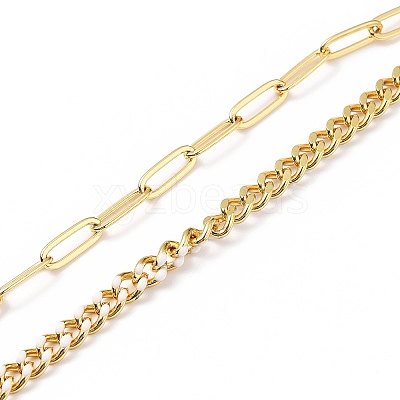 Chain Necklaces NJEW-JN03229-03-1