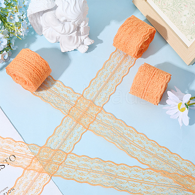 3 Rolls Guipure Non-Stretch Lace Trim OCOR-GF0004-52D-1