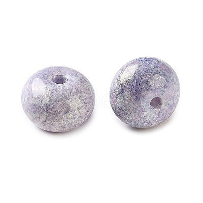 Baking Paint Opaque Glass Beads GL-CBAF5F7-01F-1