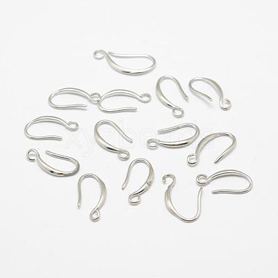 Brass Earring Hooks KK-F714-06S-1
